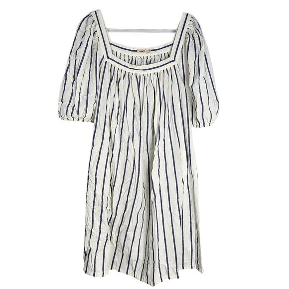 Faherty Dresses & Skirts - Faherty 100% Cotton Coastal Womens Dress Large Striped Beach Nautical Vacation